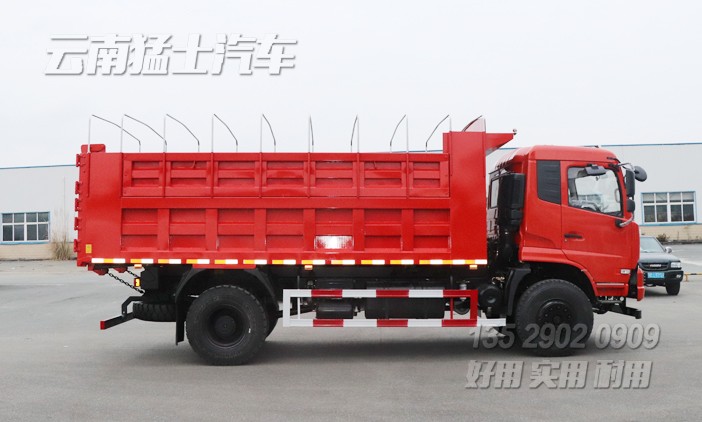 東風天錦自卸車,渣土運輸車,240馬力自卸,工地拉土方石方車,自卸卡車,16方自卸車