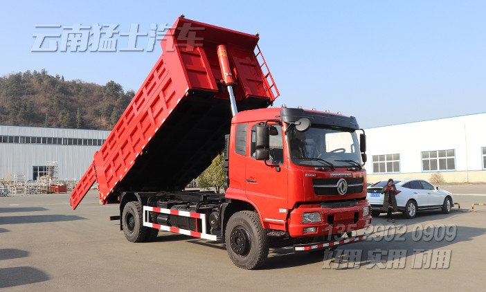 東風天錦自卸車,渣土運輸車,240馬力自卸,工地拉土方石方車,自卸卡車,16方自卸車