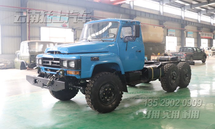東風25Y,東風六驅越野車,六驅專用車底盤,EQ2082E6D,越野卡車底盤,專用車底盤改裝