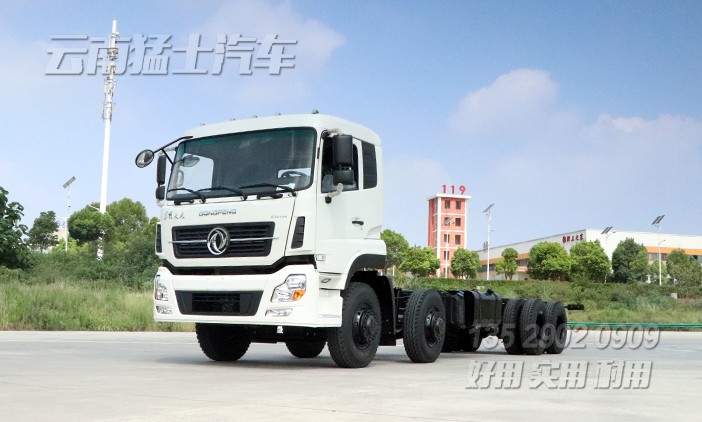 東風8*4底盤,專用車底盤改裝,東風重型底盤出口,四橋卡車底盤,30噸底盤出口