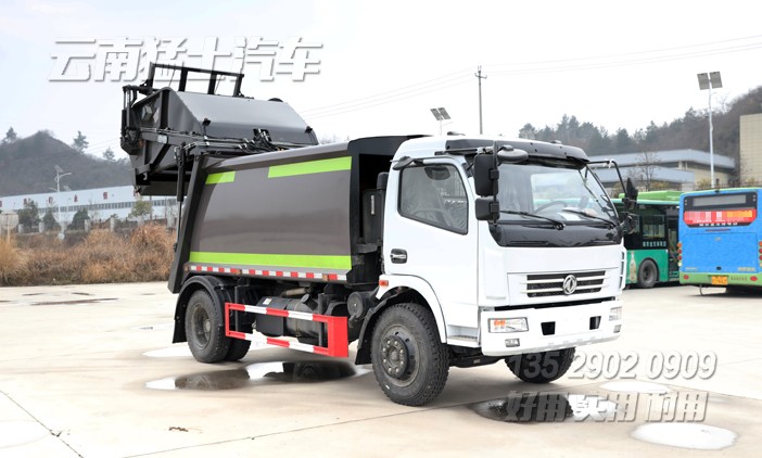 壓縮式垃圾車,9立方垃圾車,東風環衛車,垃圾車廠家,垃圾車銷售,4*2垃圾車