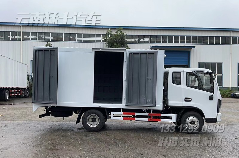東風輕卡,輕便廂式車,輕卡改裝,蔬菜肉類生鮮食品運輸車