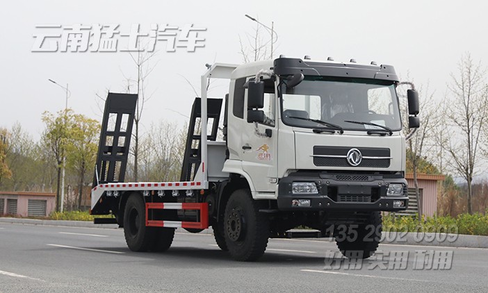 平板挖機(jī)車,挖掘機(jī)運(yùn)輸車,挖機(jī)托運(yùn)平板車,鉤機(jī)板,液壓爬梯車